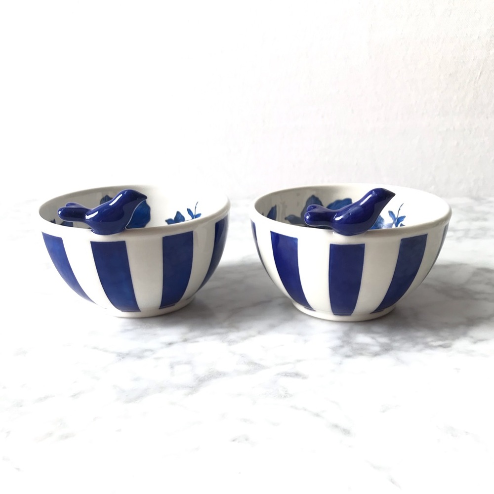 Mackenzie Childs English Garden Bowl - a set of two